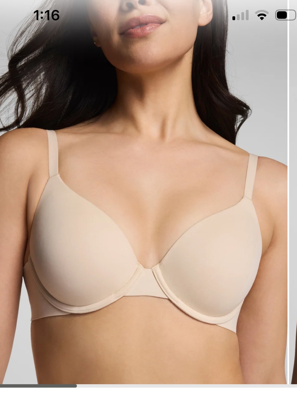 NWT Spanx Supersmooth BraVa Push Up Bra. Color is Toasted Coconut. Size 38DD